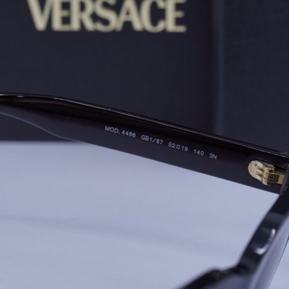 Versace VE4486 GB1/87 Square Sunglasses – Black/Grey - Picture 7 of 10